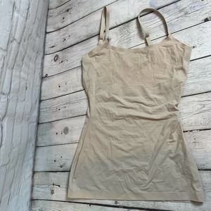 Spanx Nude Shaping Cami Tank Adjustable straps Small S/P